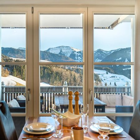 Haus "Bergblick" Ferienwohnung Hochgrat Oberstaufen Mit 2 Schlafzimmer מראה חיצוני תמונה